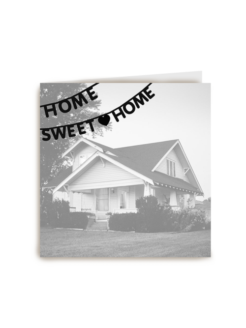 fotokaart home sweet home vlaggen
