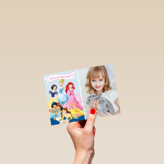 Disney prinses uitnodiging kinderfeestje