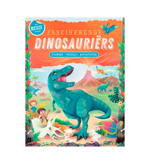 Stickerboek Fascinerende Dinosauriërs