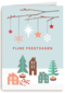zakelijke kerstkaart sneeuwlandschap