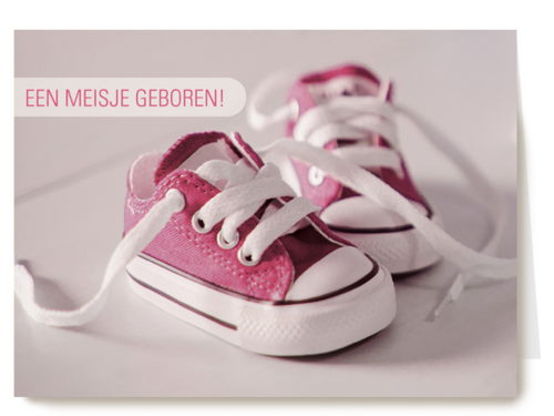 meisje schoentjes geboren