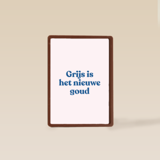 verjaardag kaart andc grappig grijs is het nieuwe goud