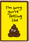 I am sorry you are feeling like shit
