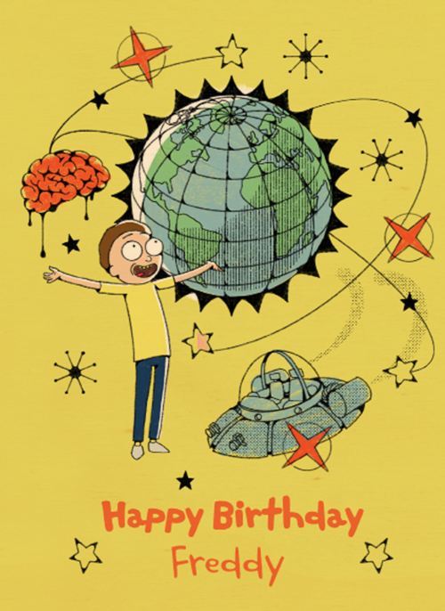 Rick Morty Happy Birthday