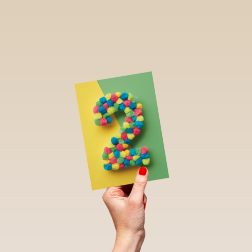 prodo design confetti bolletjes 2 jaar