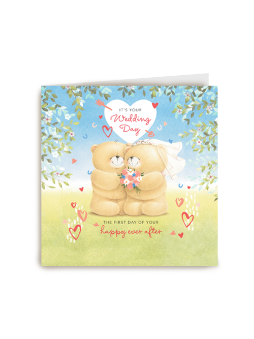 Pas getrouwd kaart 2 Forever Friends beren