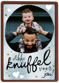vaderdag fotokaart dikke knuffel voor jou
