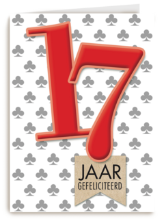 zeventien rood klavers