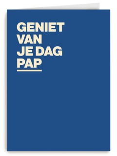 vaderdag kaart andc geniet van je dag pap
