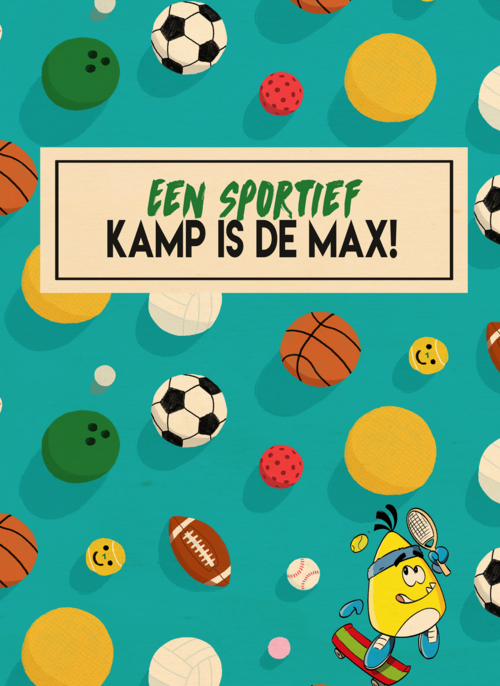 Sporta sportieve Op kamp kaart