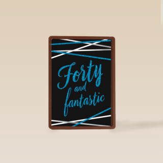 Verjaardagskaart leeftijden man 40 and fantastic