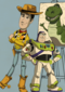 Rijksmuseum X Toy Story kaart Woody Buzz and Rex