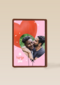 Valentijnskaart foto met hart