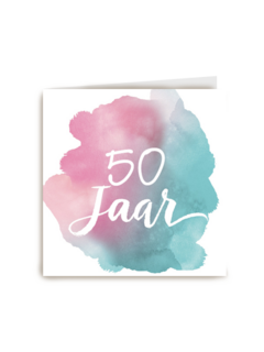watercolor 50 jaar