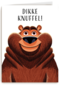 kaart dikke knuffel beer folio