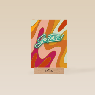 Motivatie kaart swirls en neon