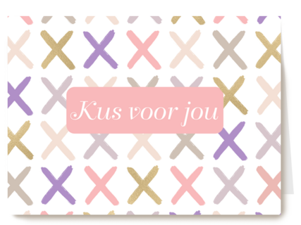 Liefde kaart Kus voor jou