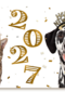 Happy New Year 2027 Hond En Kat
