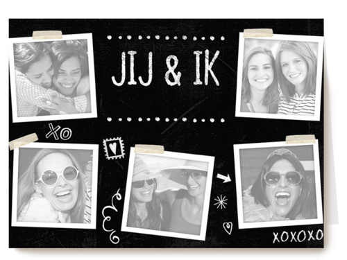fotokaart jij en ik al 10 jaar vriendinnen xoxoxo