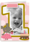 fotokaart kids meisje jarig