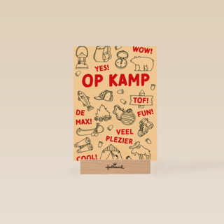Op kamp veel plezier