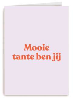 zomaar kaart andc mooie tante ben jij