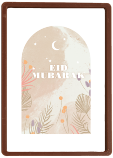 suikerfeest kaart hip met bloemen