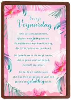 Verjaardagskaart vrouw klassiek 3 verjaardagswensen More than words