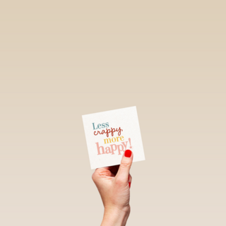 Sterktekaart less crappy more happy