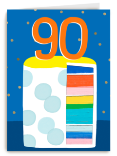 Verjaardagstaart 90 jaar