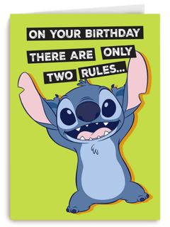 Stitch Two Birthday Rules