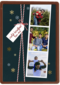 kerstkaart fotokaart fotostrip 3 kaders