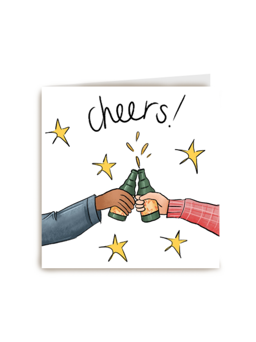 Gefeliciteerdkaart cheers Matia studio
