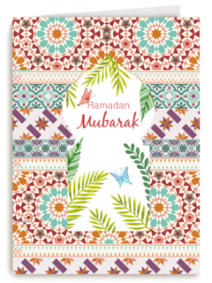 eid mubarak kaart ramadan mubarak