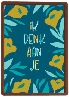 Ik denk aan je bloemen