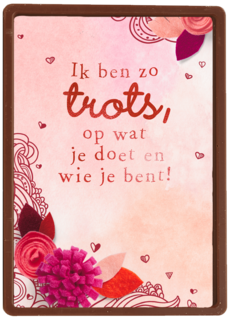 kaart klassiek ik ben zo trots op wie je bent