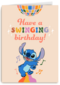 Swinging Birthday Disney Stitch