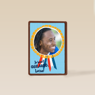 Geslaagd Lintje Fotokaart