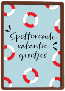 spetterende vakantie groetjes