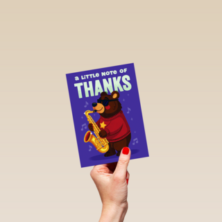Bedankt A Little Note Of Thanks