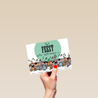 funny mail het feest kan beginnen