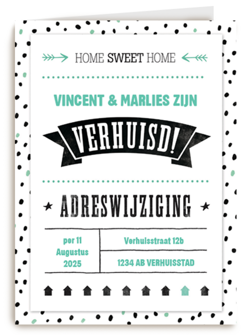 verhuisbericht nieuw huis verhuisd adreswijziging