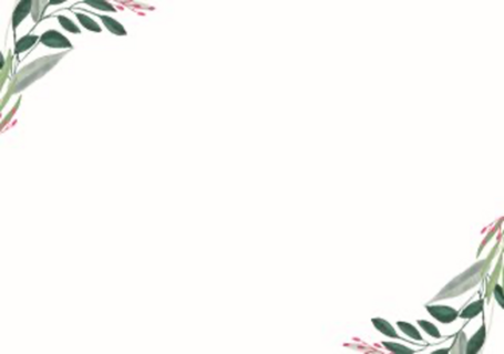botanical kaart hugs kisses and birthday wishes