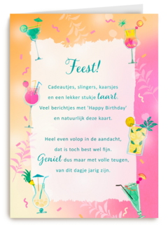 Verjaardagskaart Feest More than words