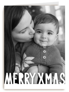 fotokaart met merry xmas als tekst