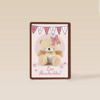 hoera en slingers voor een kleindochter