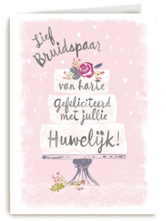 lief bruidspaar van harte