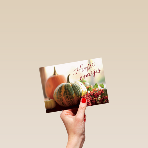 herfst kaarten herfst groetjes