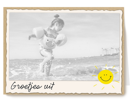 sunny greetings vakantiekaart