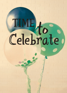 verjaardag man hip time to celebrate